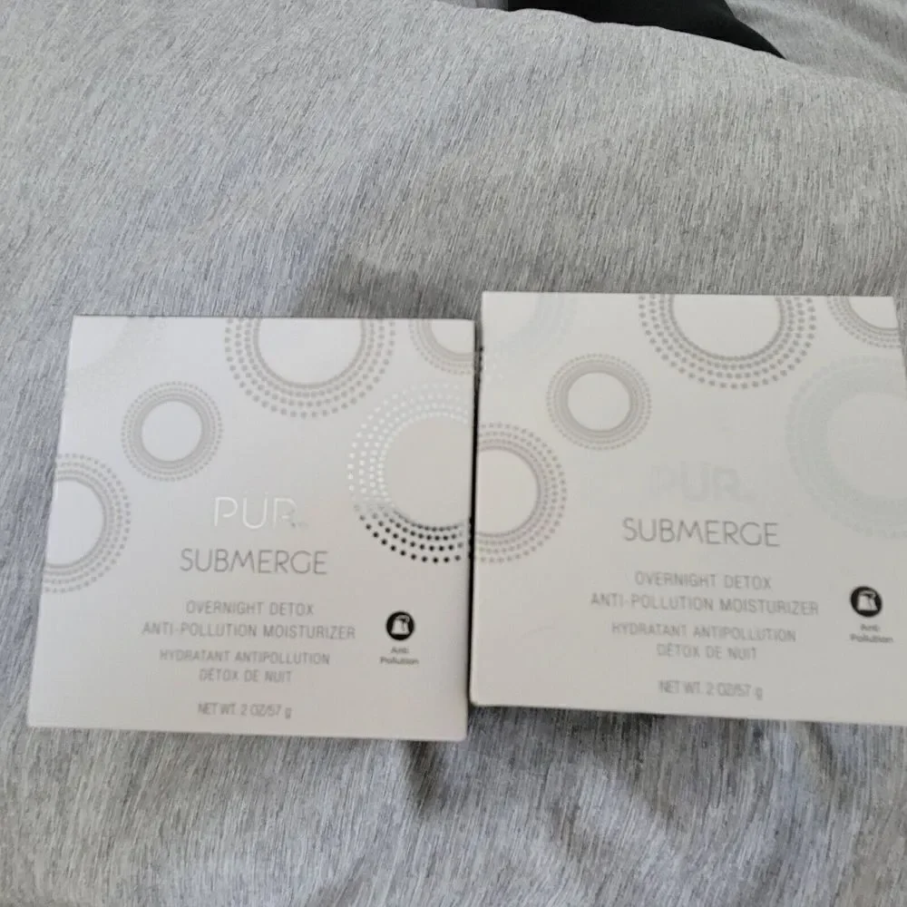 Lot~2~PÜR Submerge Overnight Detox Anti-Pollution Moisturizer 2oz